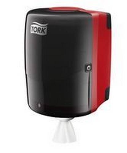 Dispensador Maxi Extraco Central Vermelho/Cinzento Tork