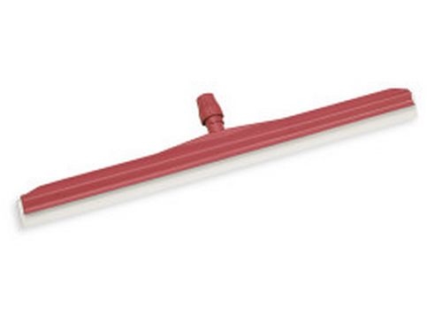 Rodo Plstico Vermelho C/Borracha Branca 45Cm