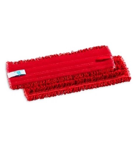Franja Microfibras Vermelho Velcro 40Cm