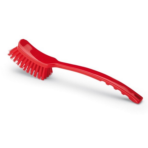 Escova com Cabo Longo Vermelho
