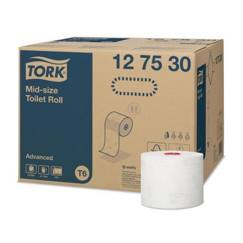 Papel Hig.Compacto Rolo Branco 2Fl 100Mx9.9Cm*Tork*