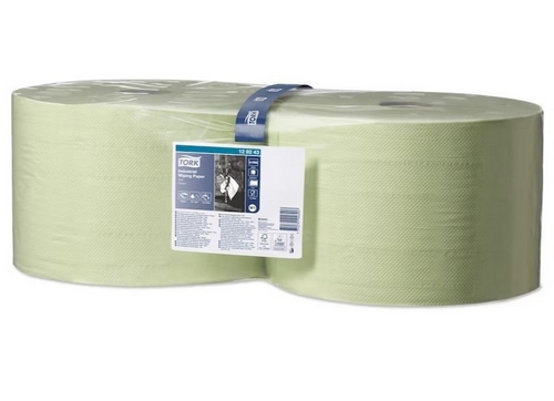 Rolo Industrial Verde 2Fl 1500 Serv 510Mx23,5Cm Tork