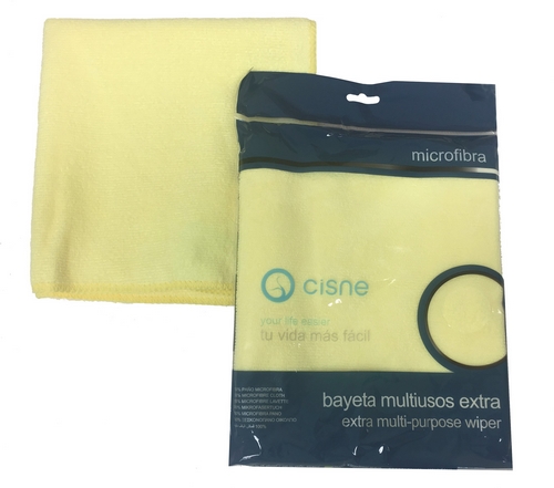 Pano Microfibras Multiusos Extra Amarelo 38x40 (Mpt)