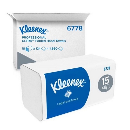 Toalhas De Mo Kleenex Mdia 15X124Ser 21,5X31,5Cm 2Fl(Kim)