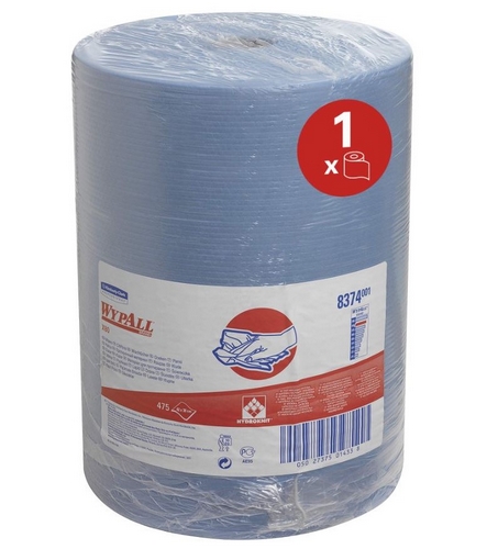 Rolo Industrial Azul Wypall X80 1X475Ser 38Cmx