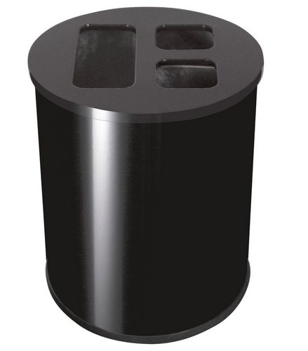 Contentor Triseletivo 40 Lts Preto